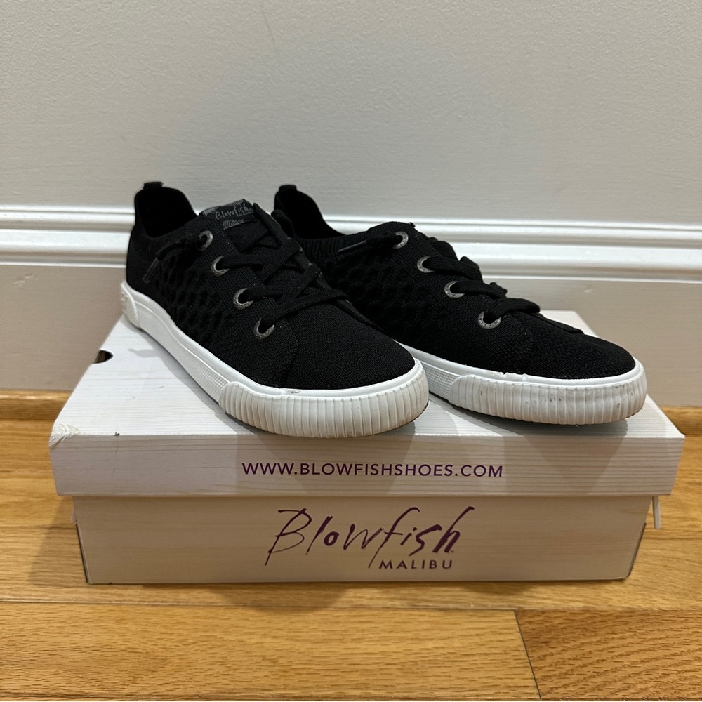 Blowfish Free Spirit Slip on Black Sneakers